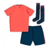 Camiseta Everton Segunda Equipación Replica 2023-24 para niños mangas cortas (+ Pantalones cortos)